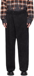 Juun.J Black One-Tuck Jeans
