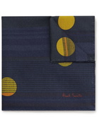 PAUL SMITH - Printed Wool and Silk-Blend Pocket Square