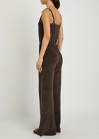 Suzie Kondi Elma Terry Jumpsuit Brown