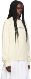 Jil Sander Off-White Printed Logo Sweatshirt