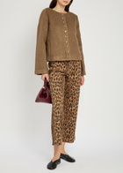 Reformation Lucia Wool-blend Coat Brown