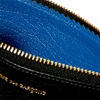 Comme des Garçons SA5100 Colour Inside Wallet in Black/Blue