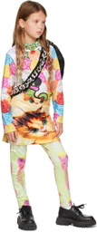 Chopova Lowena SSENSE Exclusive Kids Green Spray Paint Alien Tennis Ball Leggings