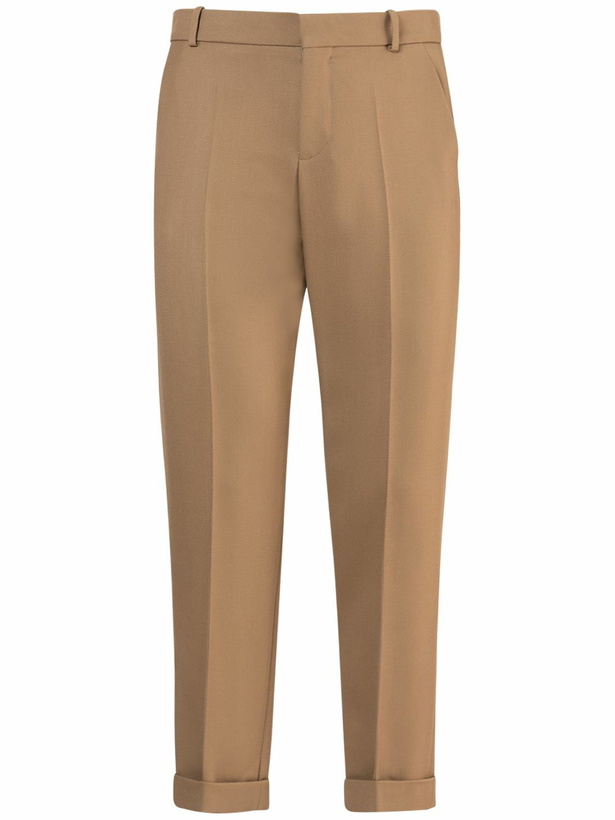 Photo: BALMAIN - Tailored Wool Twill Straight Pants