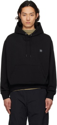 Solid Homme Black Gradient Embroidery Back Logo Hoodie