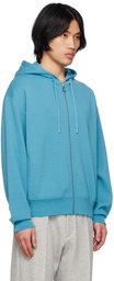 Solid Homme Blue Zip Hoodie