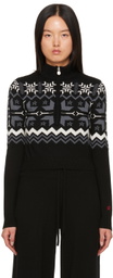 Perfect Moment Black Nordic Sweater