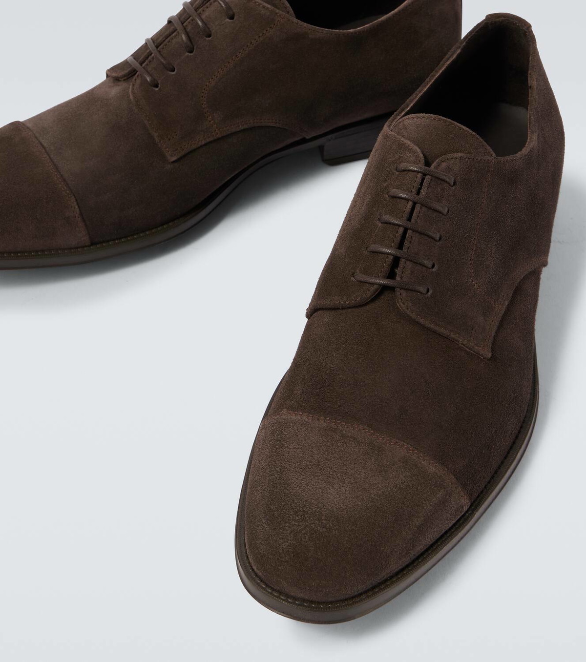 Canali Suede Derby shoes