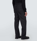 Dries Van Noten High-rise wool straight pants