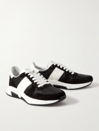 TOM FORD - Jagga Leather-Trimmed Nylon and Suede Sneakers - Black