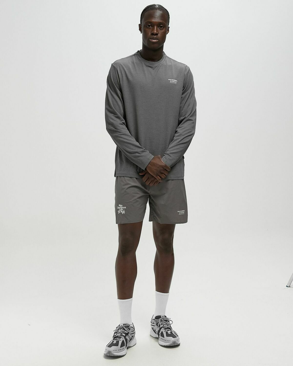 Pas Normal Studios Balance Long Sleeve Tee ND Grey Mens Longsleefe