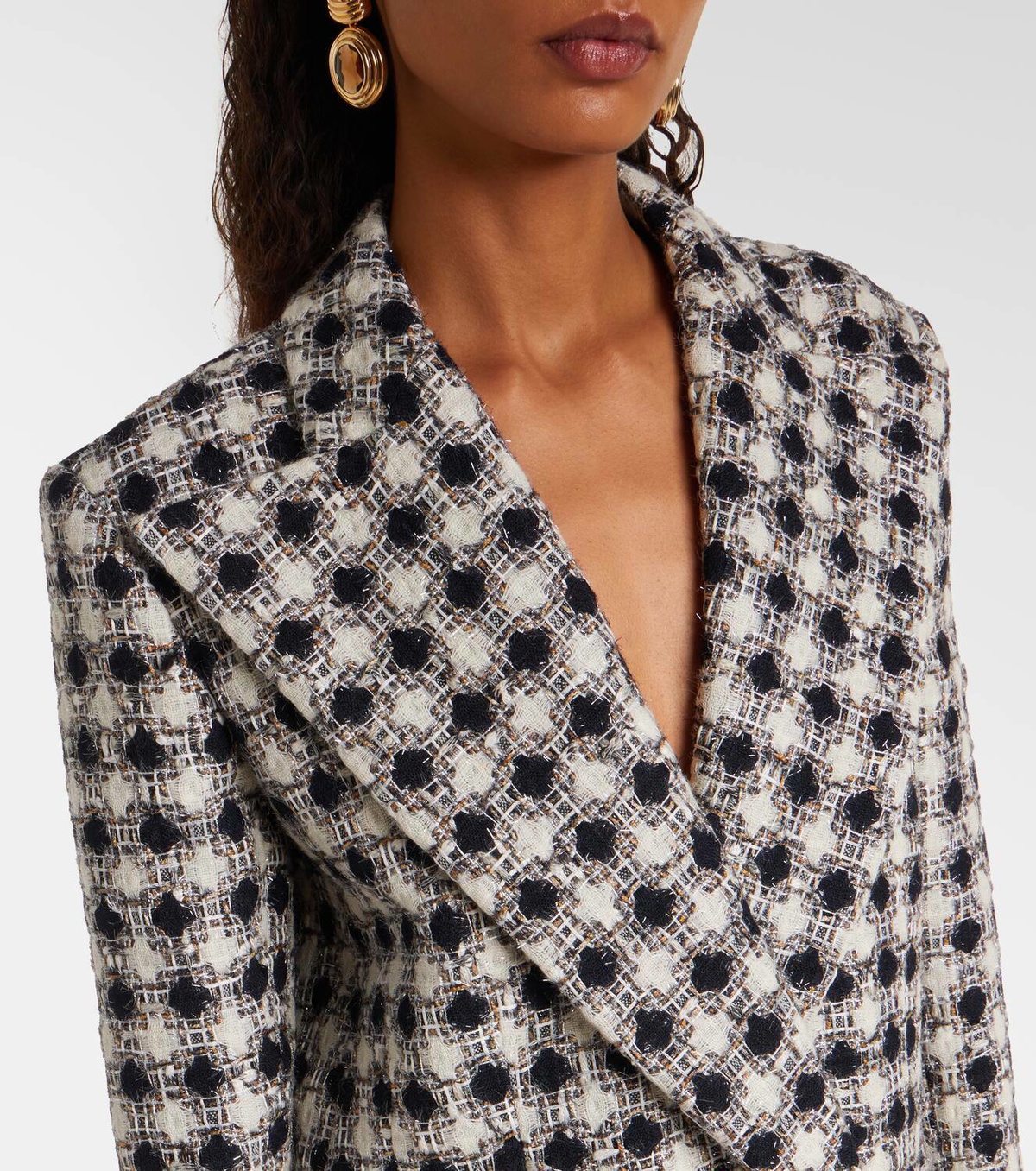 Nina Ricci Double-breasted tweed blazer