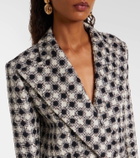 Nina Ricci Double-breasted tweed blazer