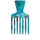 Re=Comb Recycled Hair Pik Comb in Marbled Cool