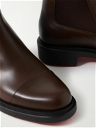 Christian Louboutin - Urbino Leather Chelsea Boots - Brown