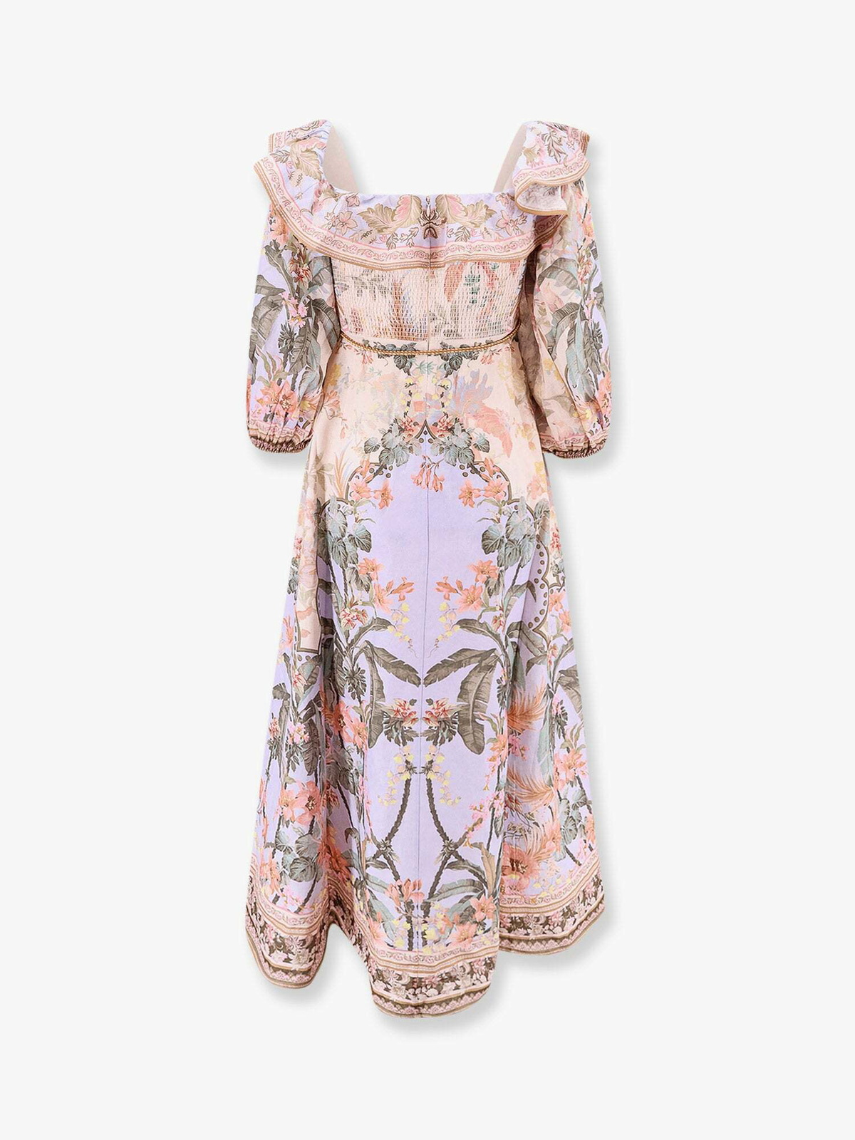 ワンピース ZIMMERMANN Woman Dress Multicolor Zimmermann Multicolor Floral Printed Paneled Maxi Dress M