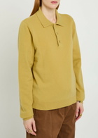 Extreme Cashmere N°223 Be For Cashmere-blend Polo Jumper - Yellow - One Size