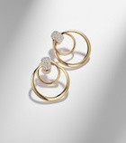 Pomellato Pomellato Together 18kt rose gold hoop earrings with diamonds