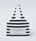 Jacquemus Marcel striped tote bag