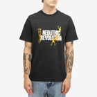 Wood Wood Men's Bobby Neolithic T-Shirt in Black