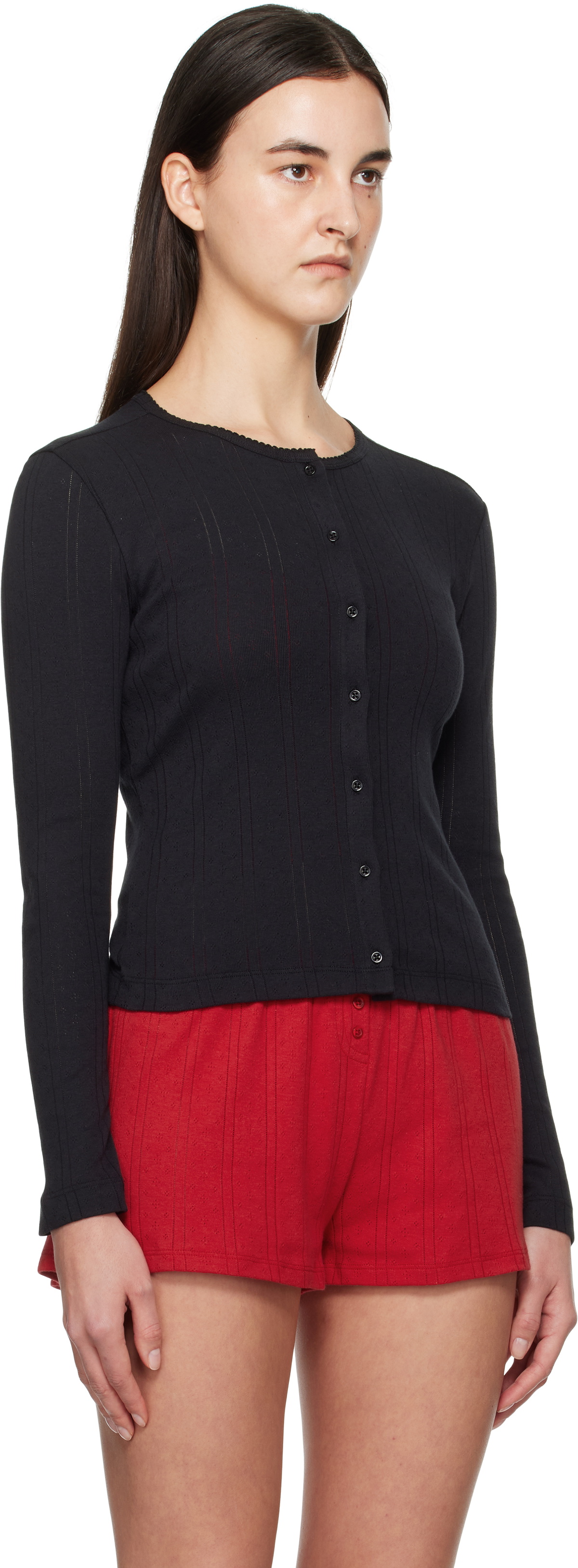 Cou Cou Black 'The Cardigan' Cardigan