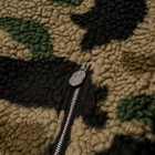 A Bathing Ape Men's 1St Camo Metal One Point Fleece Jacket in Green