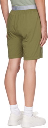 Hugo Khaki Elasticized Shorts