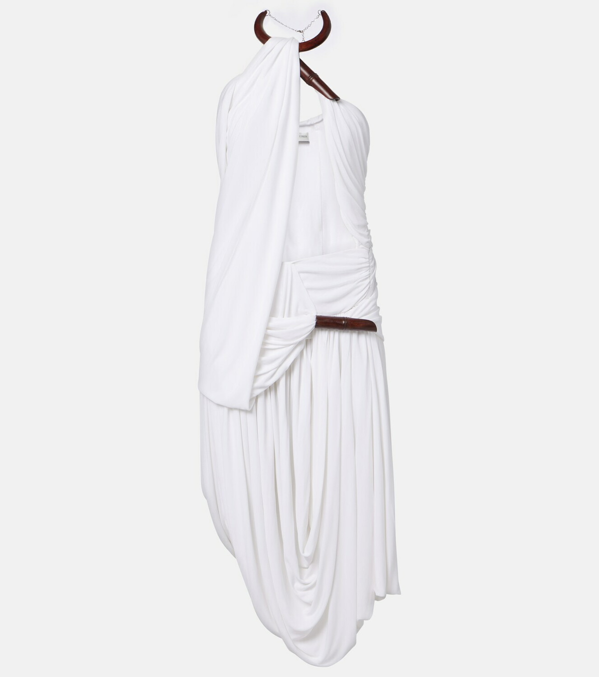 Christopher Esber Chime asymmetric draped jersey midi dress