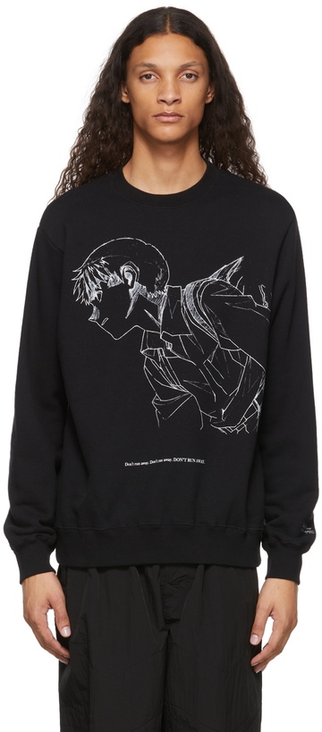 Photo: Undercover Black Evangelion Terry Sweatshirt