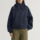 Dime Women's Crinkled Tech Windbreaker Jacket in Navy