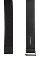 Givenchy Logo-jacquard Canvas and Leather Belt - Black - One Size