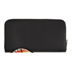 Givenchy Black Patches Zip Wallet
