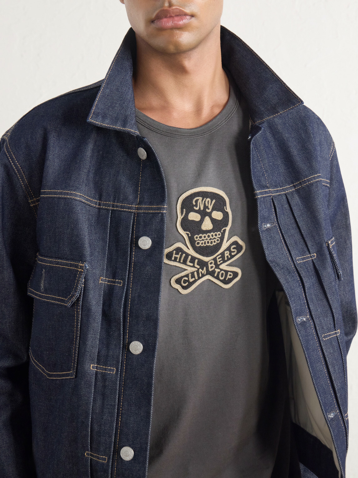RRL - Appliquéd Cotton-Jersey T-Shirt - Black