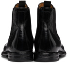 Officine Creative Black Balance 8 Chelsea Boots