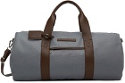 Brunello Cucinelli Grey Travel Duffle Bag