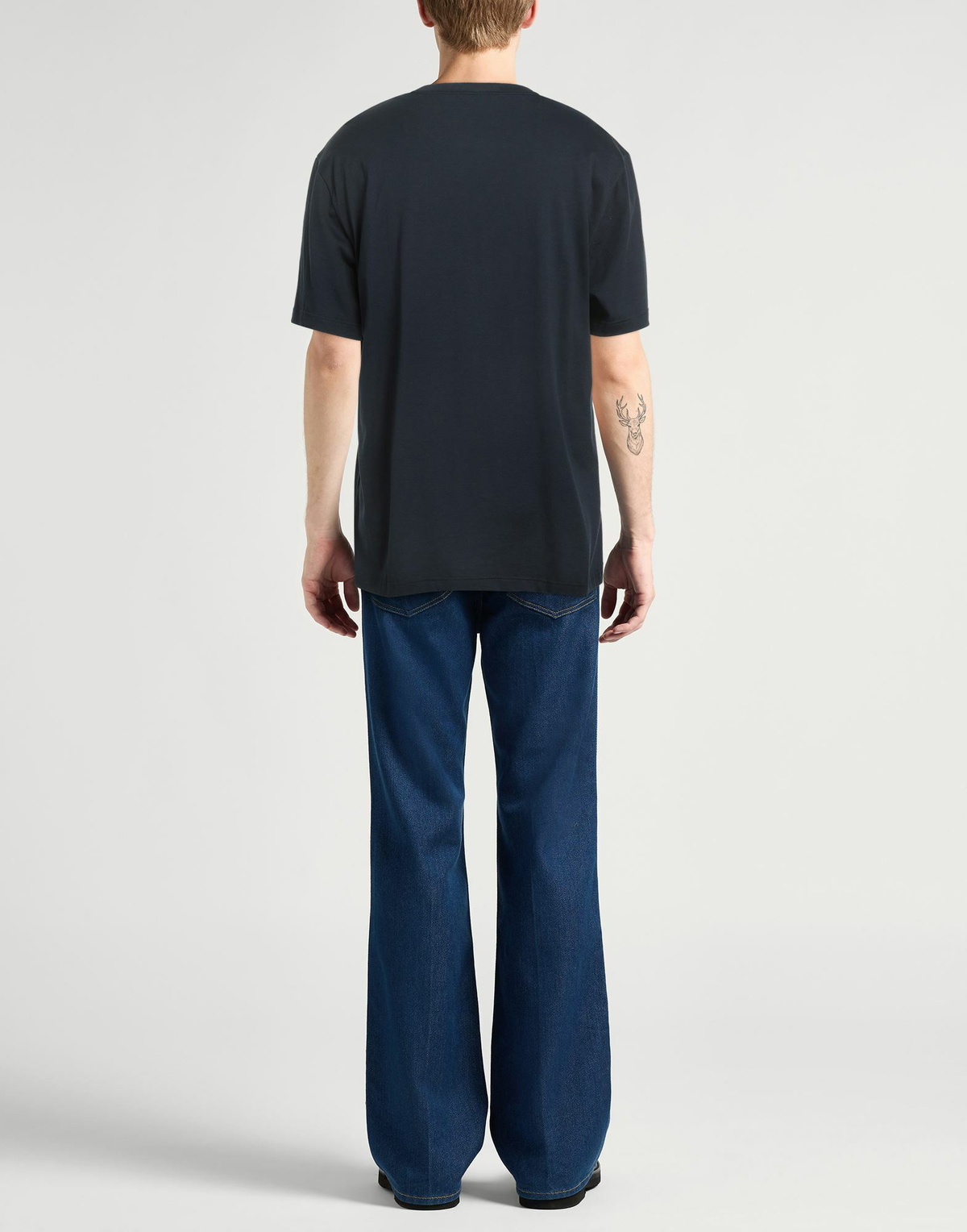 Brioni Mens T-shirt Midnight in Blue