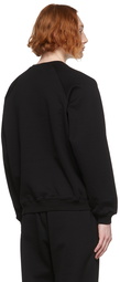 AURALEE Black Smooth Sweatshirt