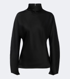 Róhe Satin turtleneck top