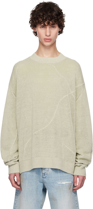 Photo: HOPE Green Linen Sweater