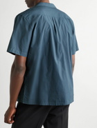 FRAME - Camp-Collar Cotton-Poplin Shirt - Blue