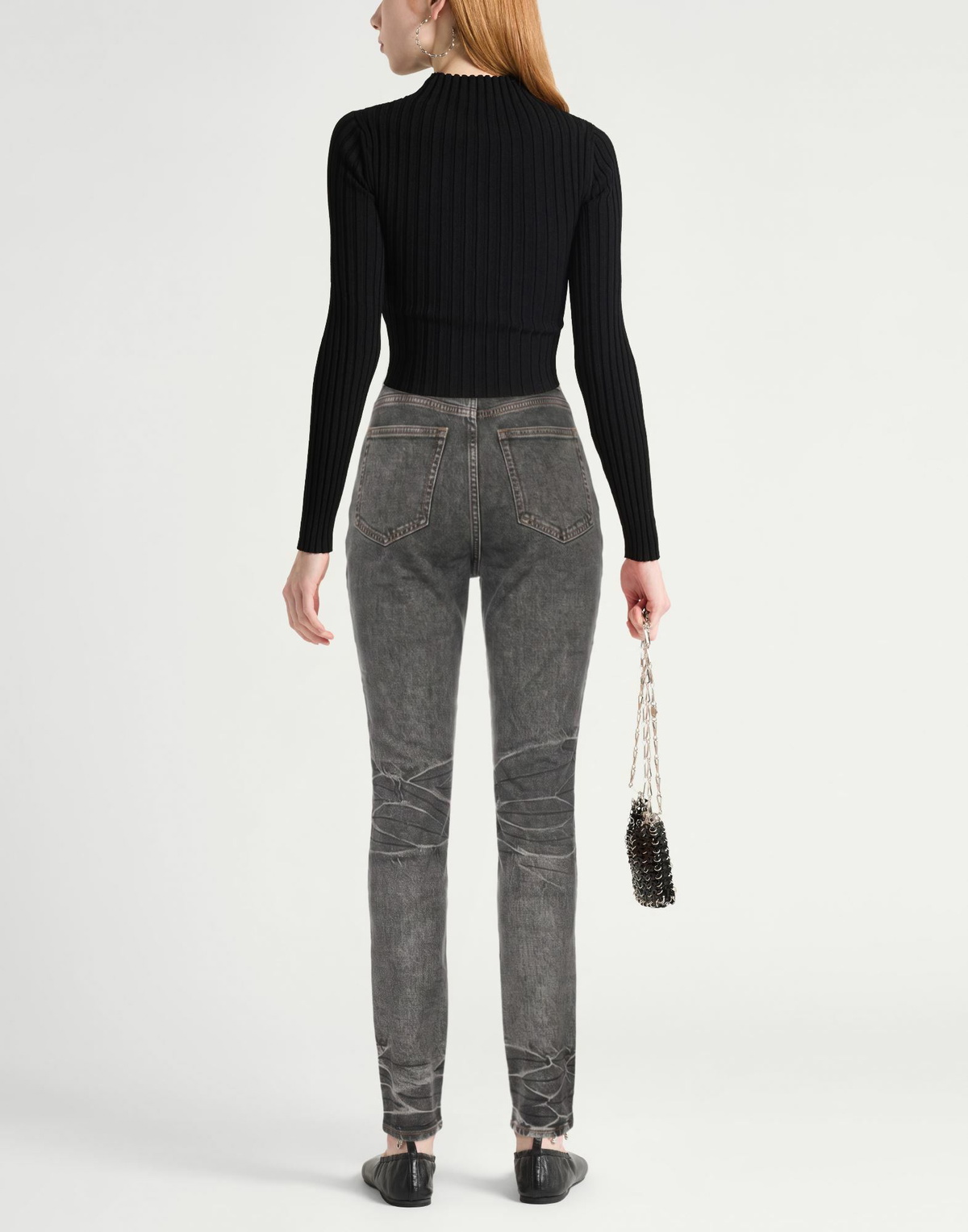 Ganni Womens Jeans in Black