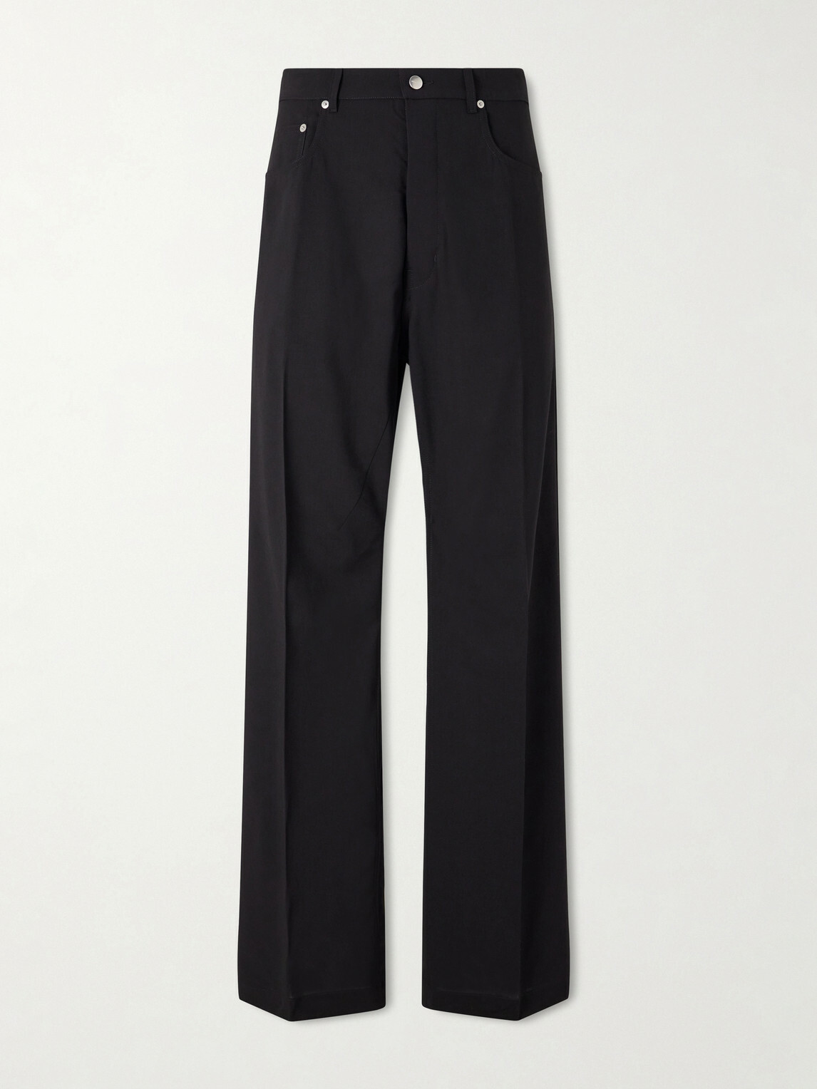Rick Owens - Geth Straight-Leg Virgin Wool Trousers - Black