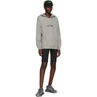 Polythene* Optics Grey Half-Zip Windbreaker Jacket