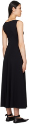 Beaufille Black Twain Midi Dress