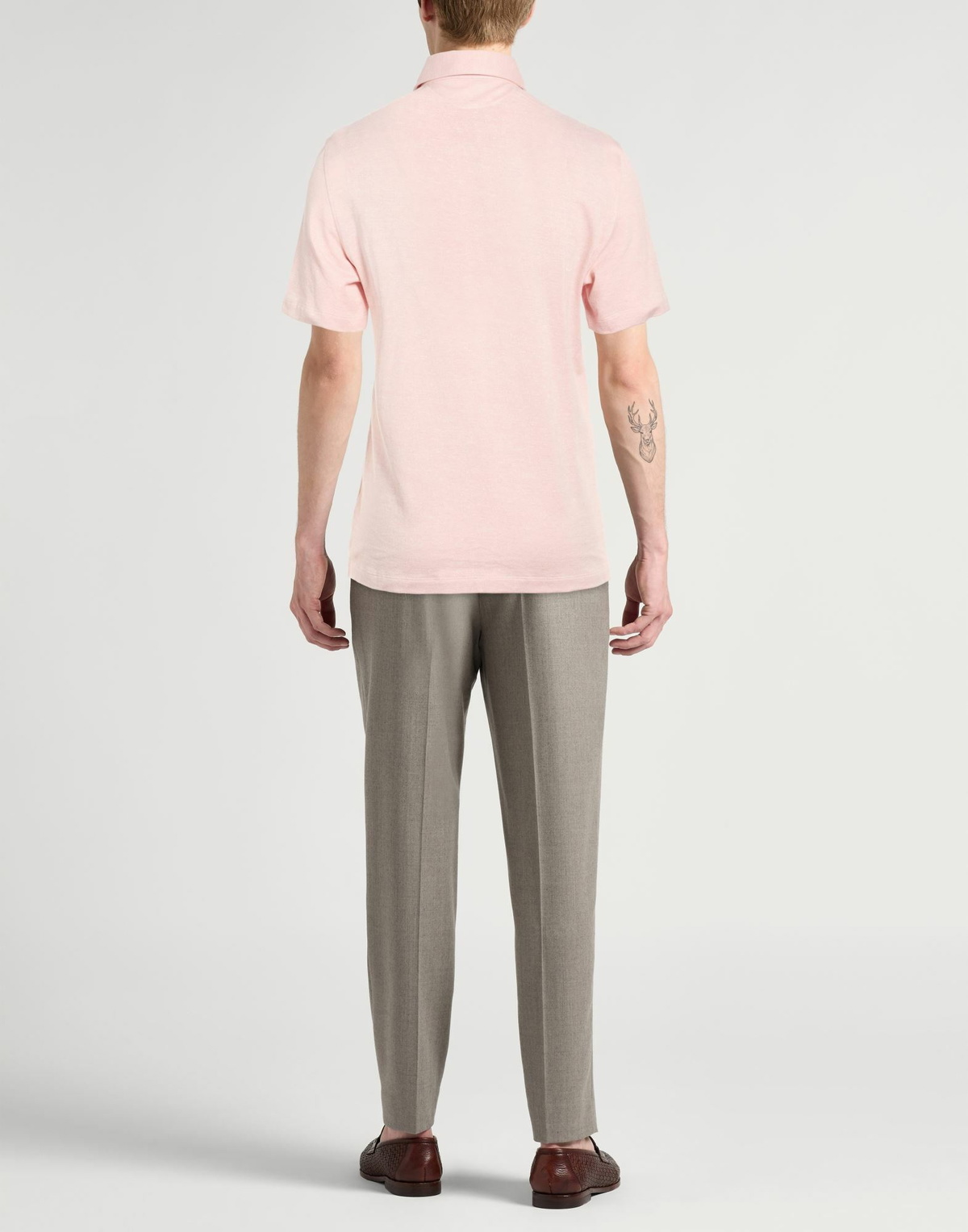 Brunello Cucinelli Mens Polo shirt Blush