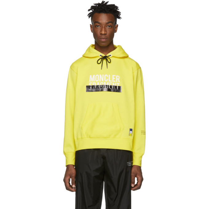 Moncler Genius 7 Moncler Hiroshi Fujiwara Yellow Logo Hoodie Moncler Genius