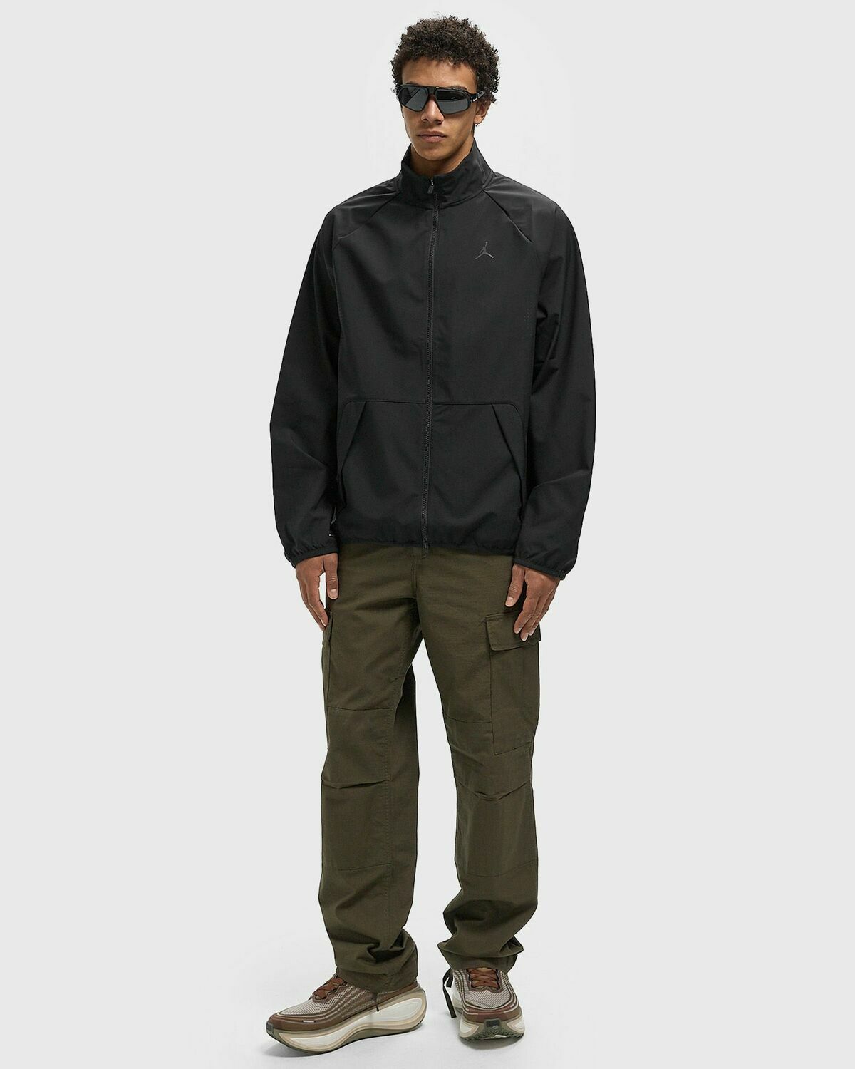 Jordan SPORT JAM WARM UP JACKET Black Mens Windbreaker