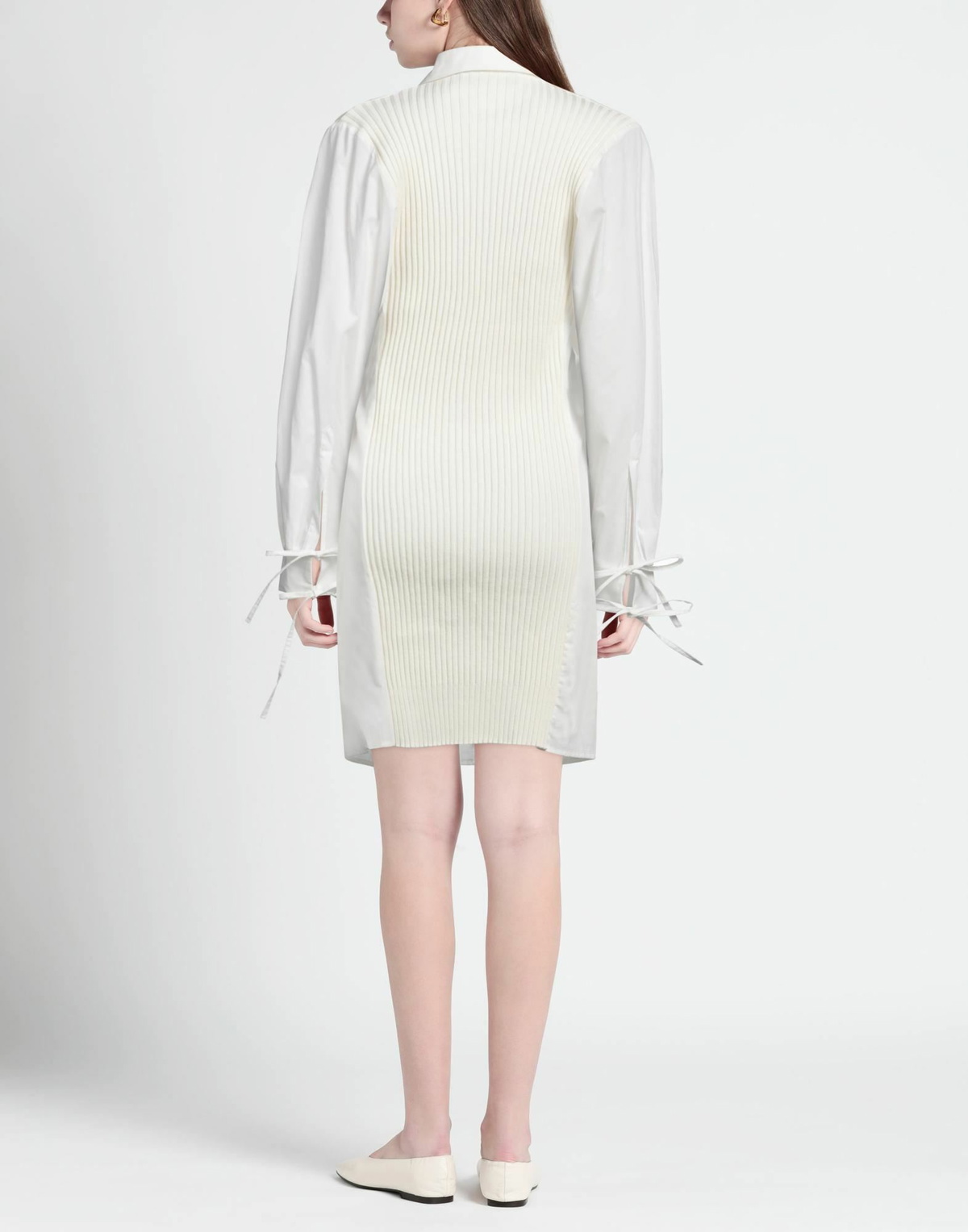 Andreādamo Womens Mini dress in Off white