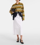 Citizens of Humanity Circolo Reworked denim maxi skirt