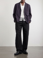 Kardo - Somesh Checked Cotton Blazer - Black